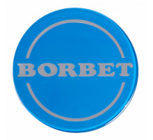 56.0mm Borbet wheel center cap (blue)
