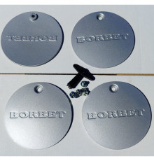 160mm BORBET A FLAT disku vāciņi + skrūves + atslēga