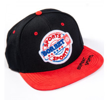 BORBET Snapback black/red