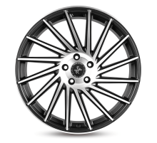 22 5/130 Keskin Tuning MATT BLACK FRONT POLISH KT17