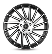 22 5/130 Keskin Tuning MATT BLACK FRONT POLISH KT17