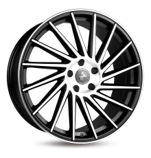22 5/120 Keskin Tuning MATT BLACK FRONT POLISH KT17