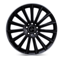 22 5/130 Keskin Tuning MATT BLACK LIP POLISH KT18