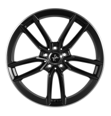 20 5/112 Keskin Tuning MATT BLACK LIP POLISH KT21