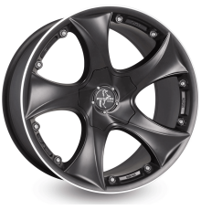 20 5/130 Keskin Tuning MATT BLACK LIP POLISH KT9