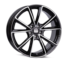 20 5/112 MAM Felgen BLACK FRONT POLISH A5