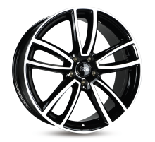 20 5/114,3 MAM Felgen BLACK FRONT POLISH A7