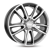 20 5/114,3 MAM Felgen HYPER FRONT POLISH A7