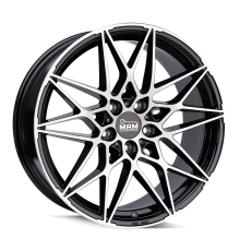 20 5/120 MAM Felgen BLACK FRONT POLISH B2