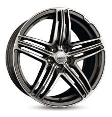 20 5/120 MAM Felgen TITAN GREY FRONT POLISH MAM11