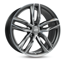 20 5/112 MAM Felgen MATT PALLADIUM FRONT POLISH RS3