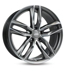 20 5/112 MAM Felgen MATT PALLADIUM FRONT POLISH RS3