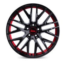 20 5/120 MAM Felgen BLACK PAINTED RED INSIDE RS4