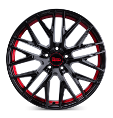 20 5/120 MAM Felgen BLACK PAINTED RED INSIDE RS4