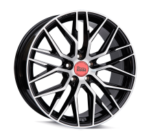 20 5/120 MAM Felgen BLACK FRONT POLISH RS4