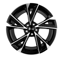 20 5/120 MAM Felgen BLACK FRONT POLISH RS6