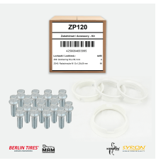 0 M12x1,25x26 Berlin Tires  ZP120