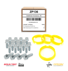 0 M12x1,25x26 Berlin Tires  ZP136